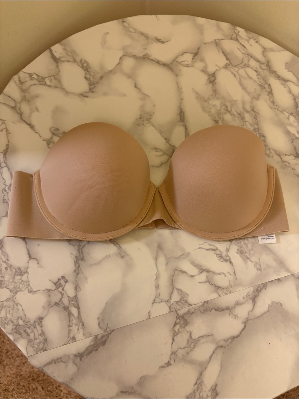 SPANX Nude Strapless Molded Cup Bandeau Bra